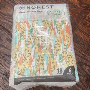 Honest diapers | Unopened in original packaging | Size 6 | pack of 18